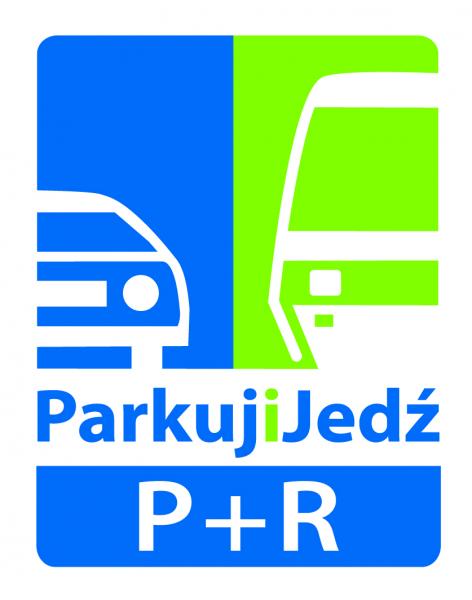 grafika logotypu sieci parkingów P+R