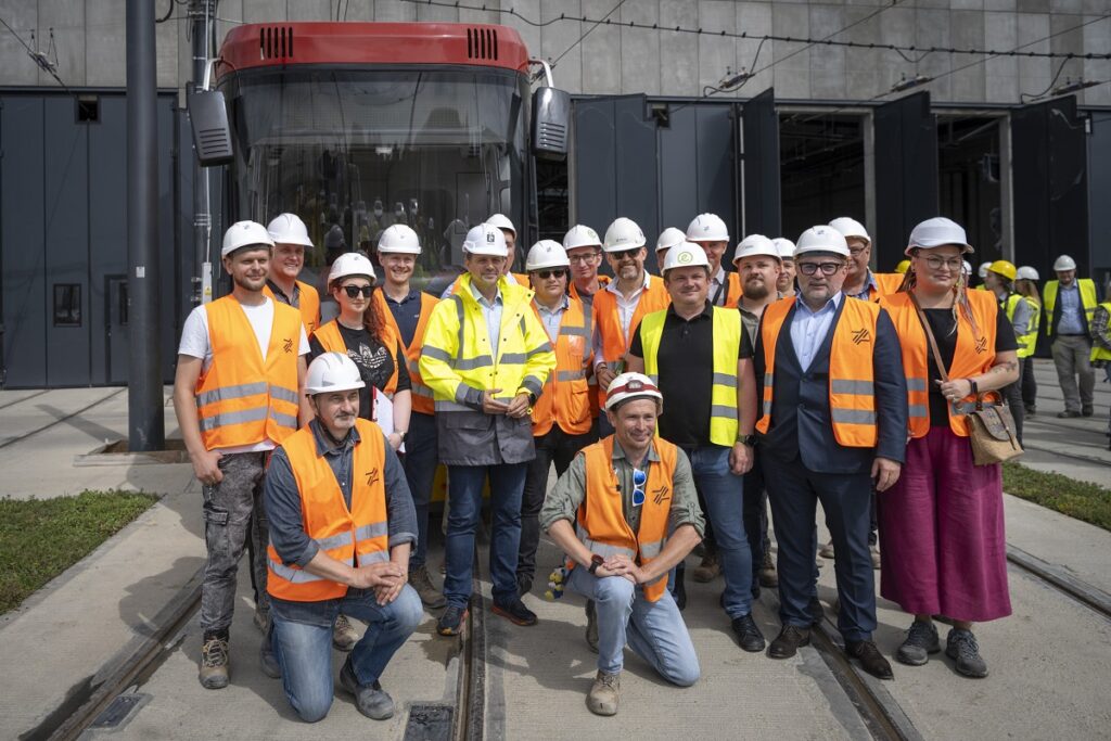 wizyta na budowie zajezdni tramwajowej Annopol