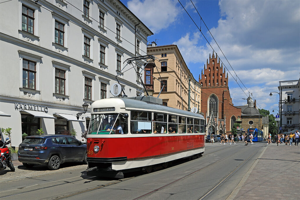Tramwaj13N w Krakowie