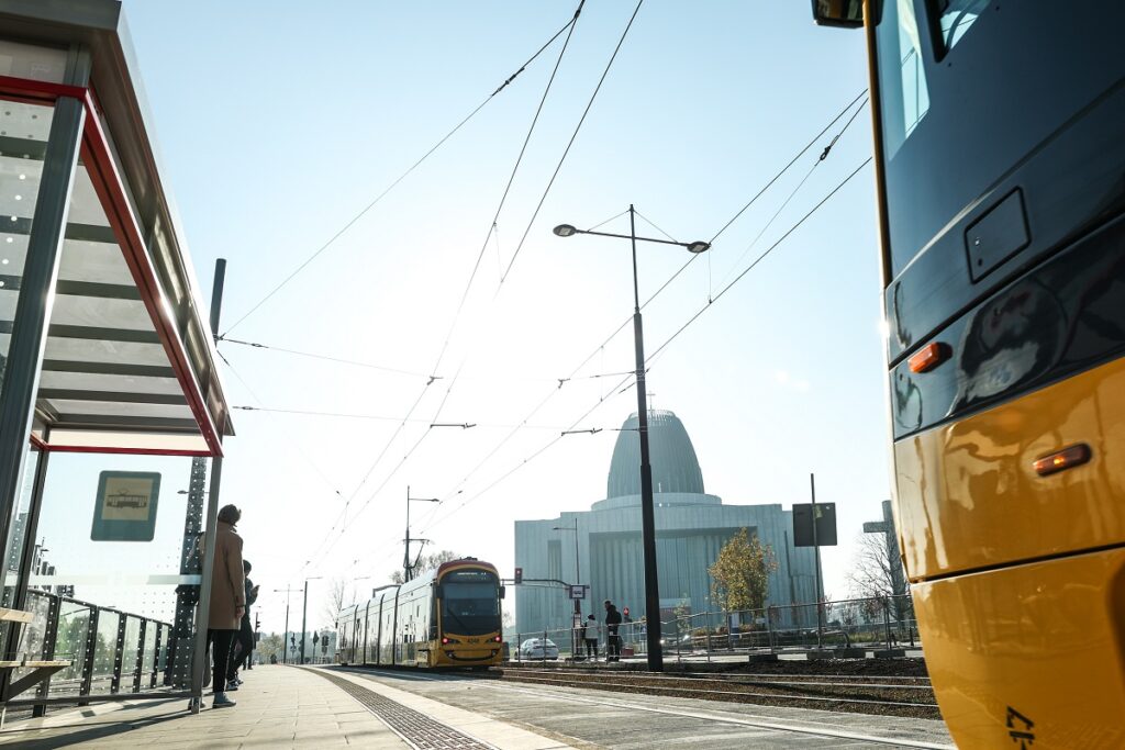 tramwaje w Miasteczku Wilanów